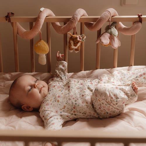 Spirala cu jucarii senzoriale pentru bebelusi - Fairy Garden - Little Dutch