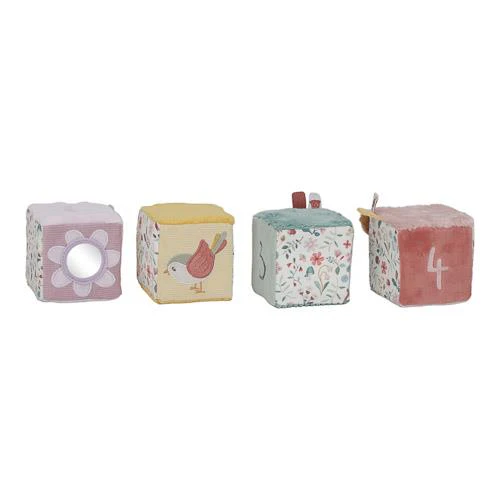 Set de 4 cuburi senzoriale pentru bebelusi - Fairy Garden - Little Dutch