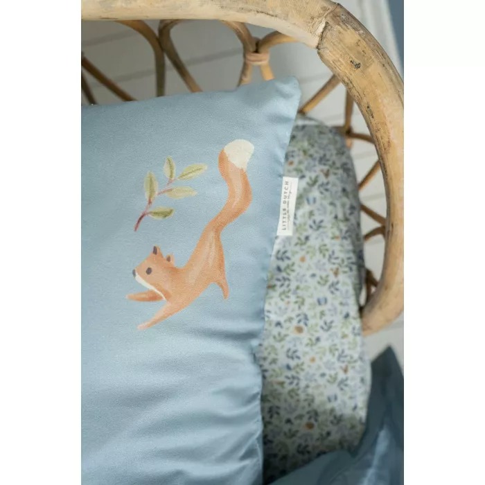 Lenjerie pentru patut - 100 x 140 cm - Denim Blue - Little Dutch