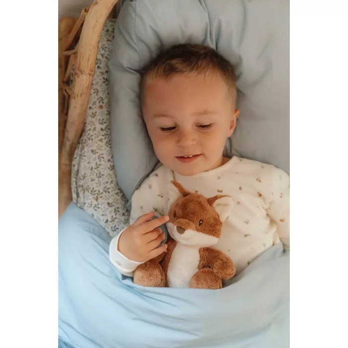 Lenjerie pentru patut - 100 x 140 cm - Denim Blue - Little Dutch