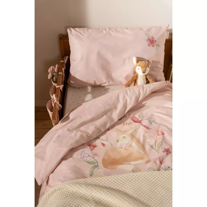 Lenjerie pentru patut - 100 x 140 cm - Blossom - Little Dutch