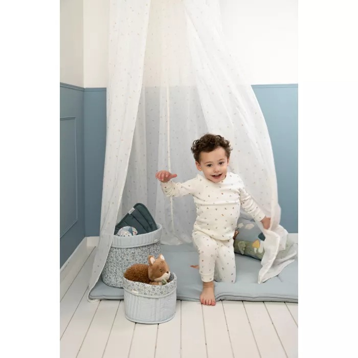 Cos de depozitare rotund reversibil pentru comoda de infasat - Forest Adventure - Little Dutch