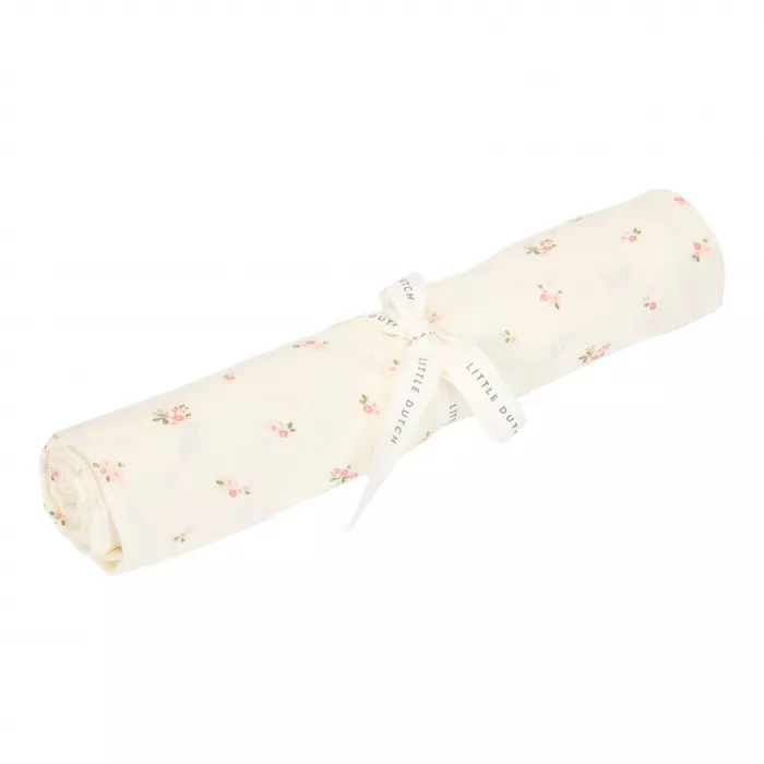 Muselina 120 x 120 cm - Fairy Blossom - Little Dutch