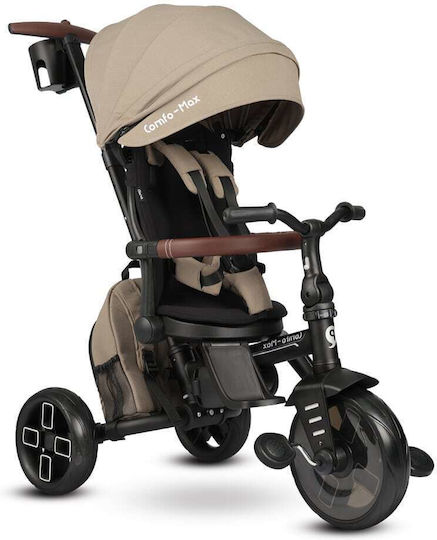 Tricicleta copii Qplay Comfo Max Coffee