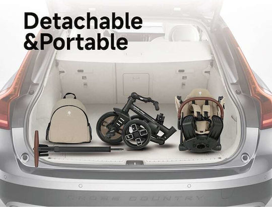 Tricicleta copii Qplay Comfo Max Coffee