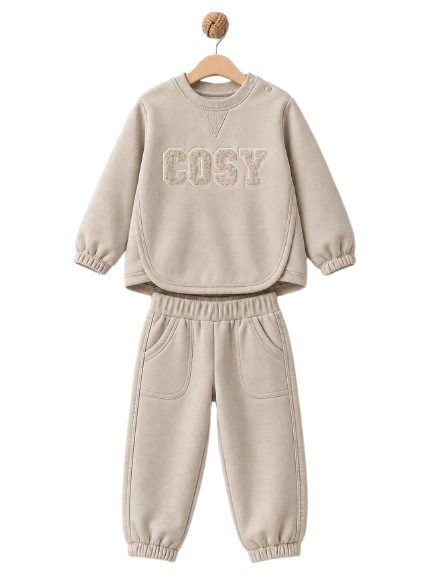 BabyCosy — Set pentru copii din două piese, bej