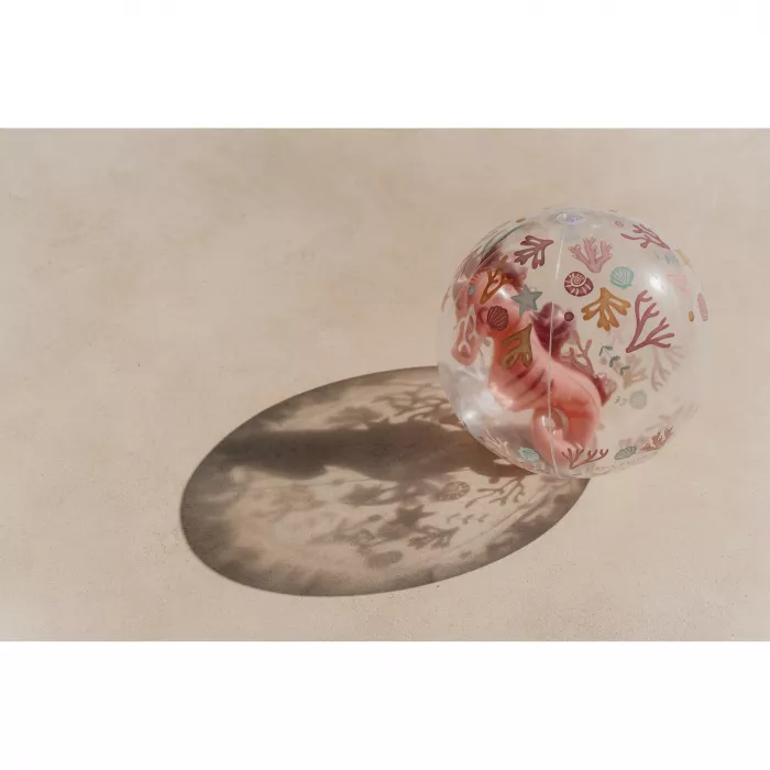 Пляжный мяч с 3D-фигуркой – Ocean Dreams – Розовый – Little Dutch