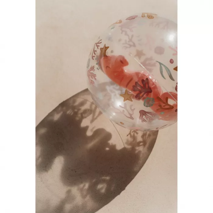 Пляжный мяч с 3D-фигуркой – Ocean Dreams – Розовый – Little Dutch