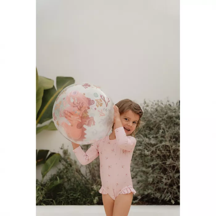 Пляжный мяч с 3D-фигуркой – Ocean Dreams – Розовый – Little Dutch