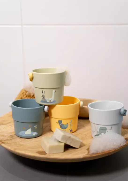 Набор игрушек для ванны – 4 лейки – Little Dutch