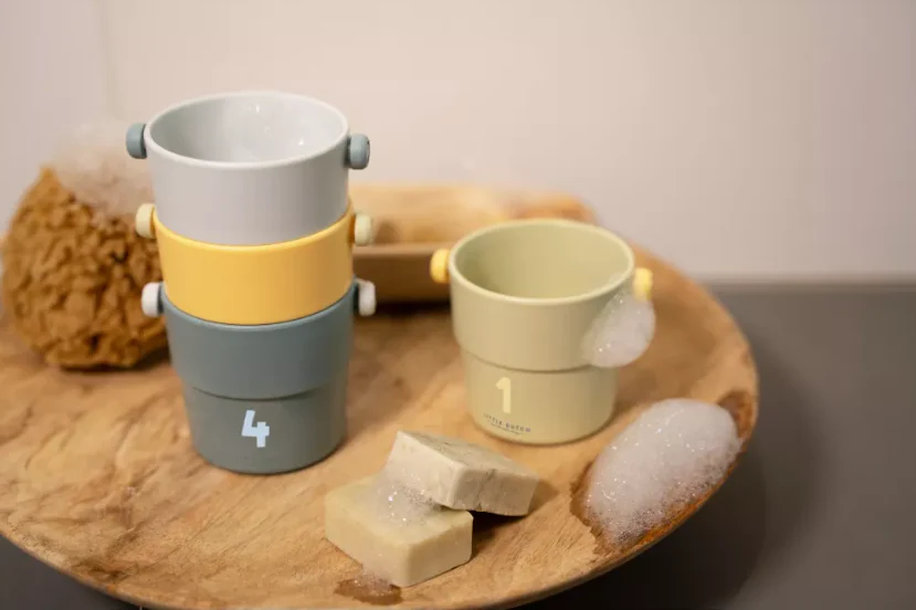 Набор игрушек для ванны – 4 лейки – Little Dutch