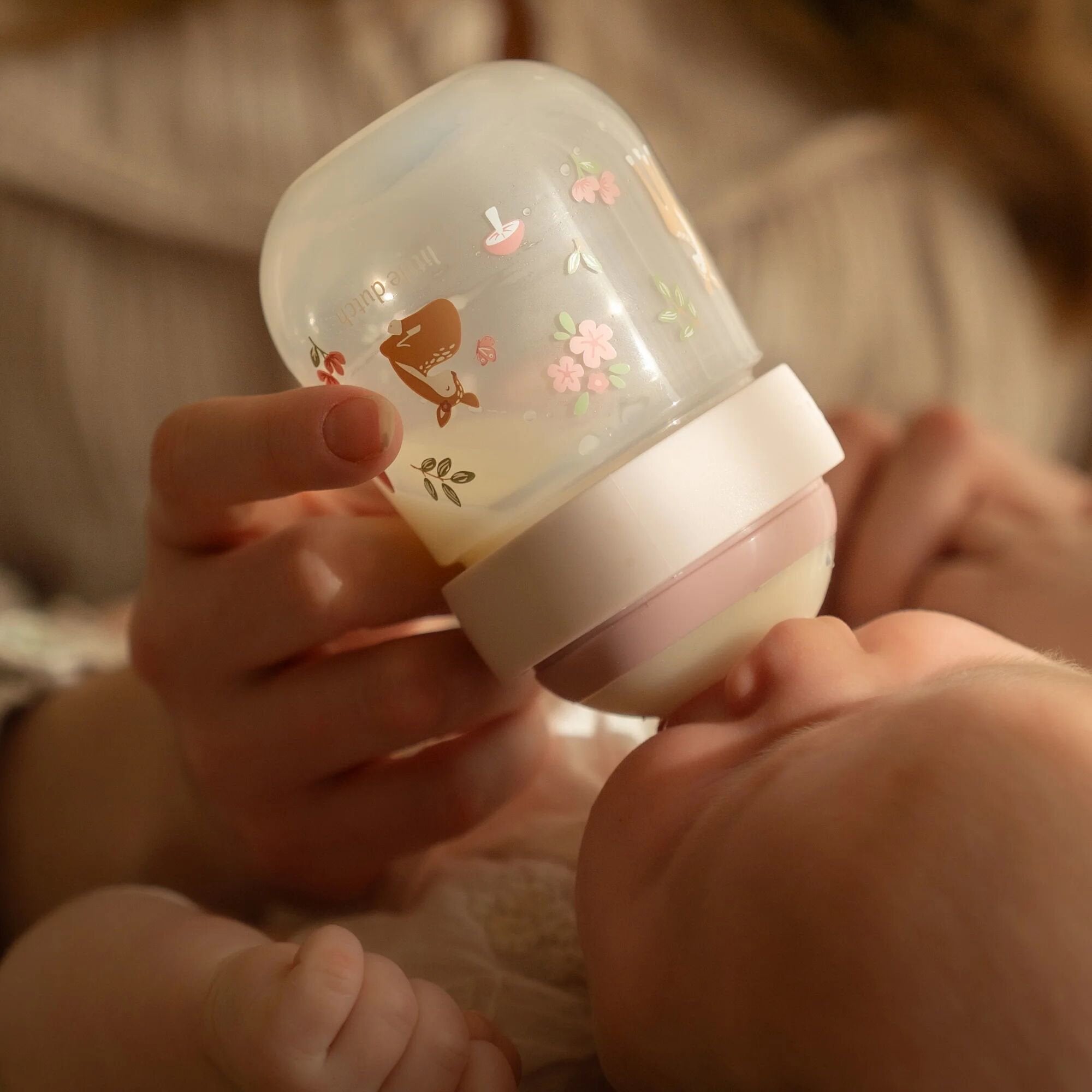 Sticla cu biberon - 165 ml - Fairy Garden - Little Dutch