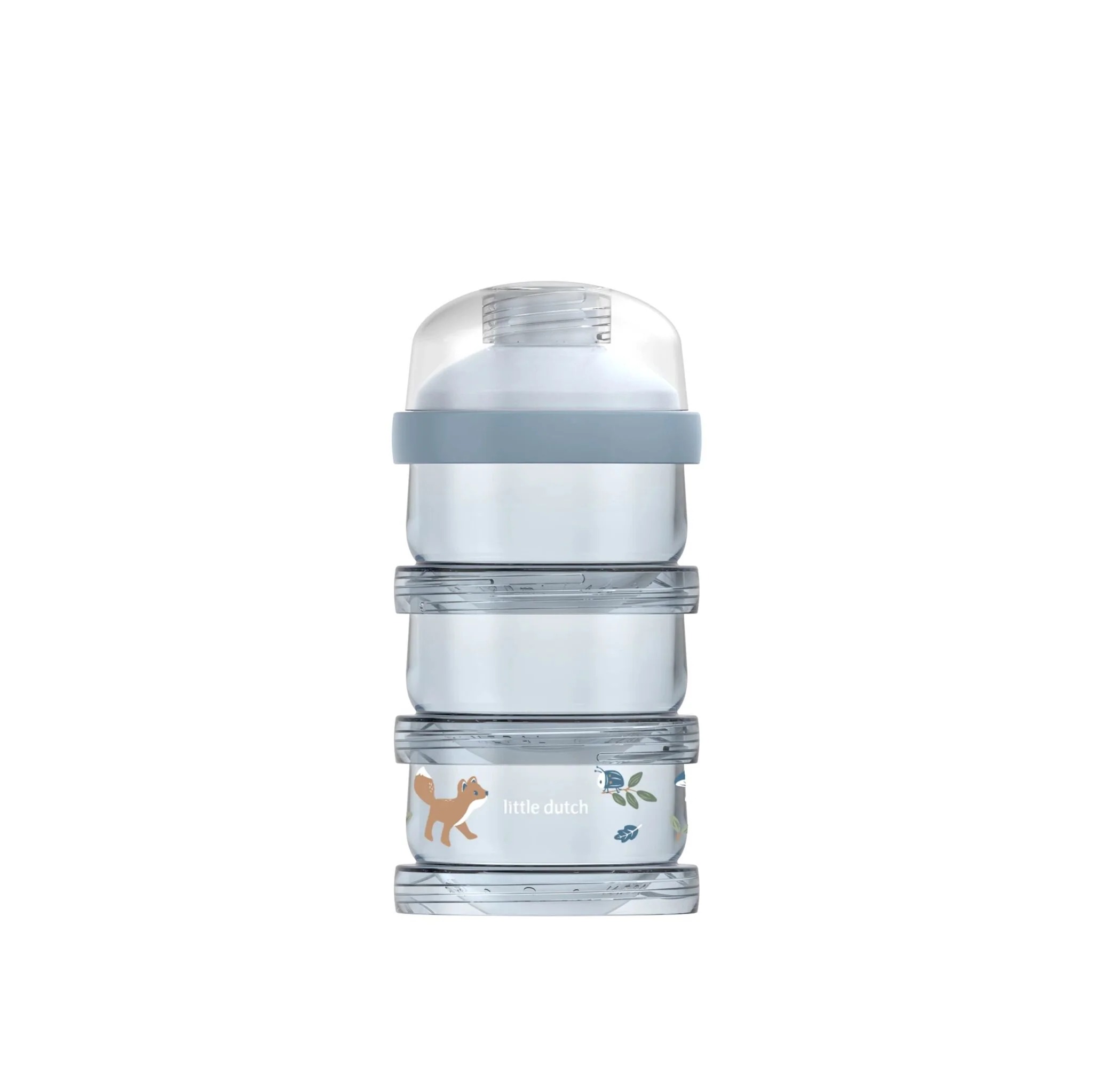 Recipiente stivuibile pentru mancarea bebelusului - set 3 bucati - Forest Friends - Little Dutch