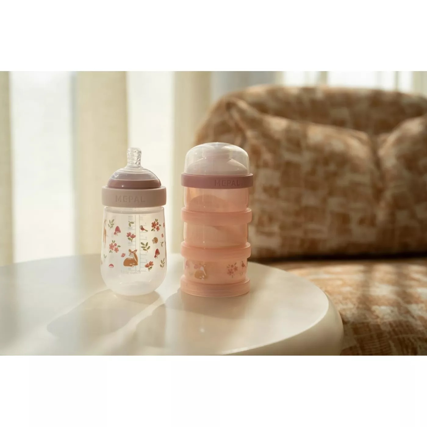 Dozator de lapte praf -  Set 3 buc - Fairy Garden - Little Dutch