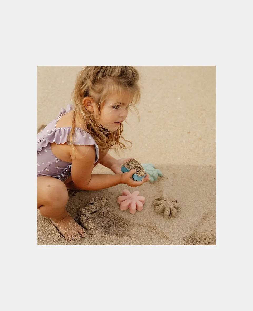 Jucarii pentru plaja cu forme pentru nisip - Ocean Dreams Blue - Little Dutch