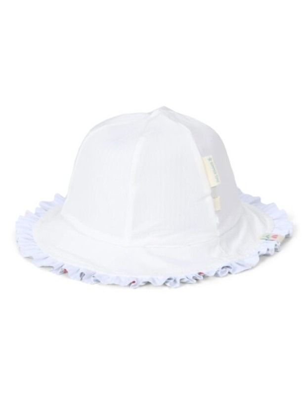 Солнцезащитная панама с UV-защитой 50+ – Sunny Flowers Blue – Little Dutch – 1–2 года