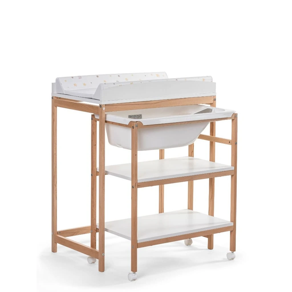 Masa de infasat din lemn Ok Baby