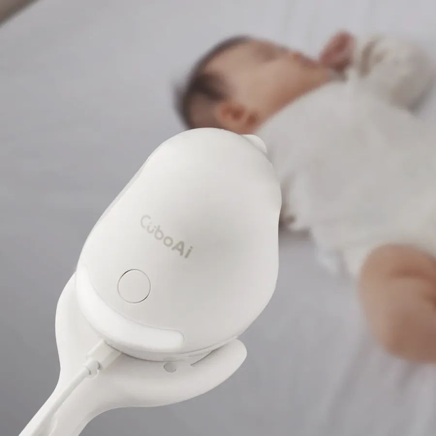 Dispozitiv inteligent WiFi de monitorizare video pentru bebeluși, CuboAi Smart Baby Monitor 3