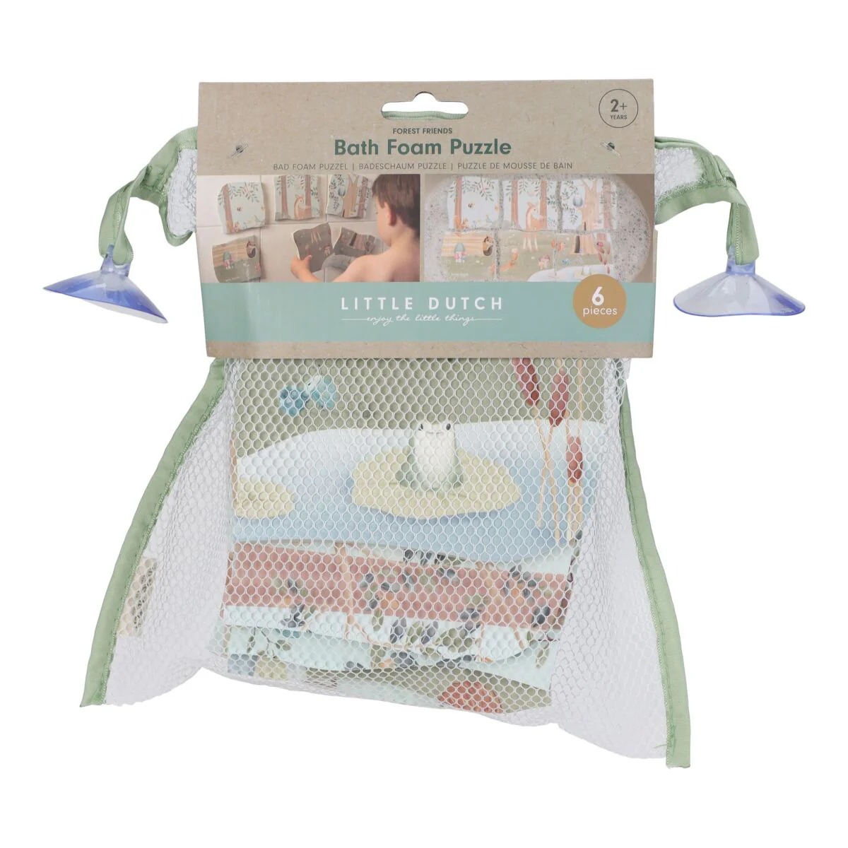 Joc puzzle pentru baie - Forest Friends - Little Dutch