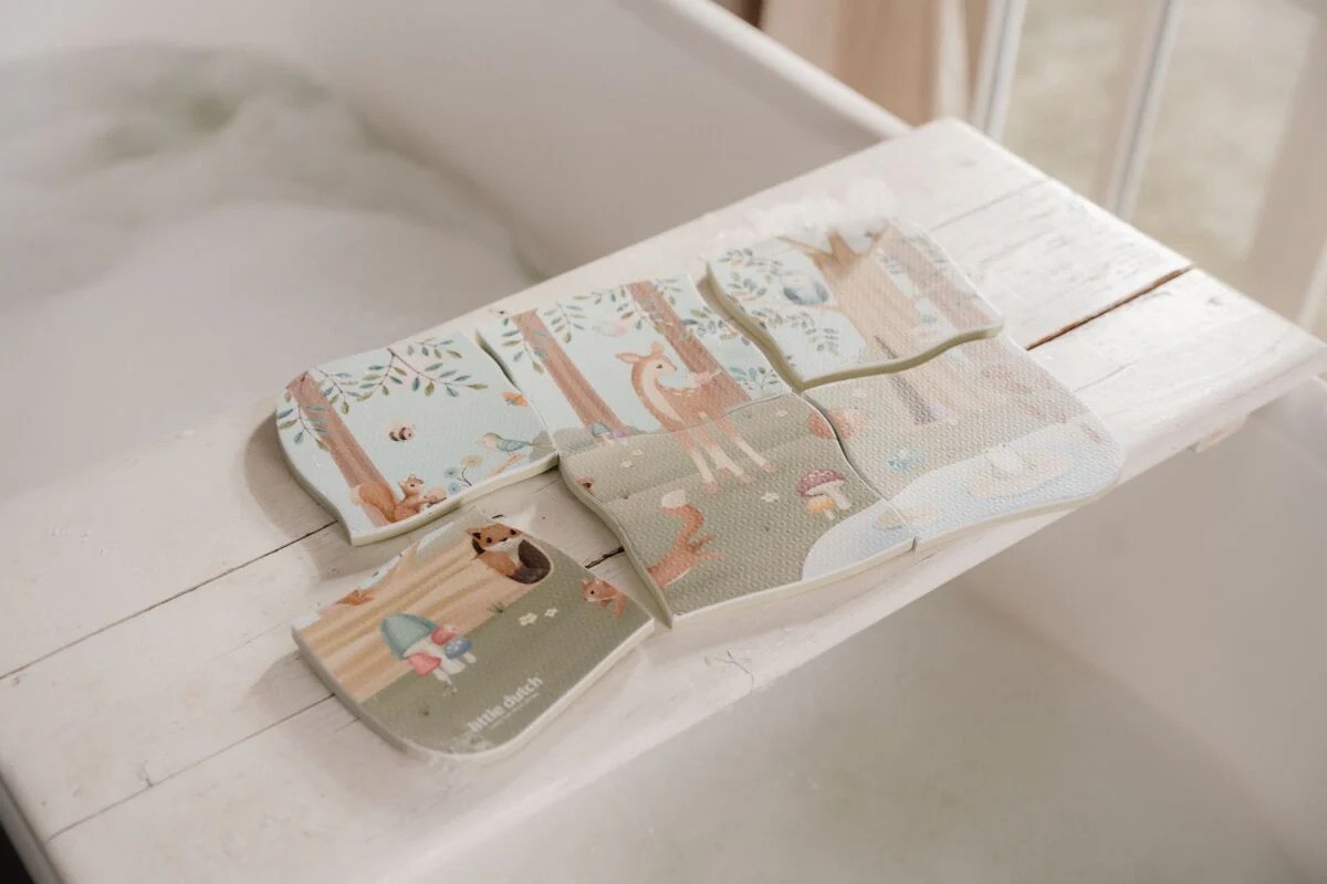 Joc puzzle pentru baie - Forest Friends - Little Dutch