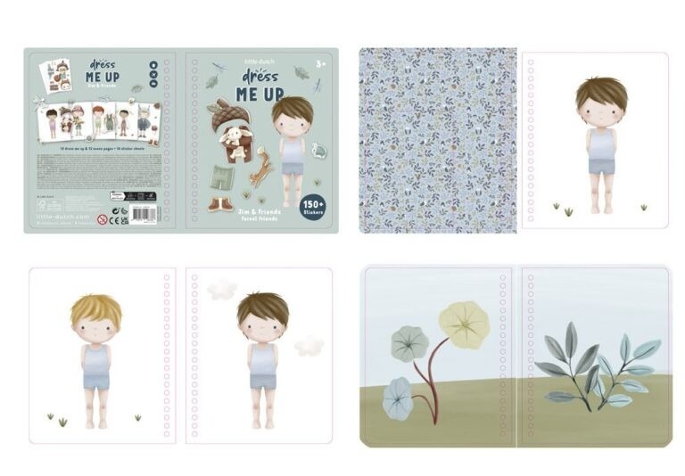 Книга с наклейками – Forest Friends – Little Dutch