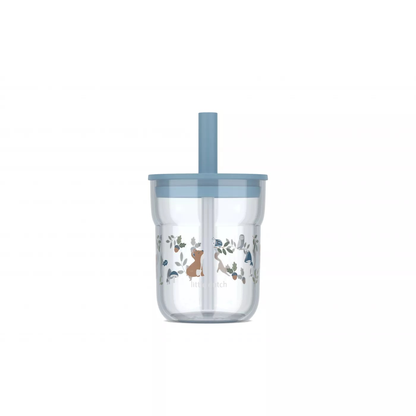 Pahar cu pai pentru copii - 250 ml - Forest Friends - Little Dutch