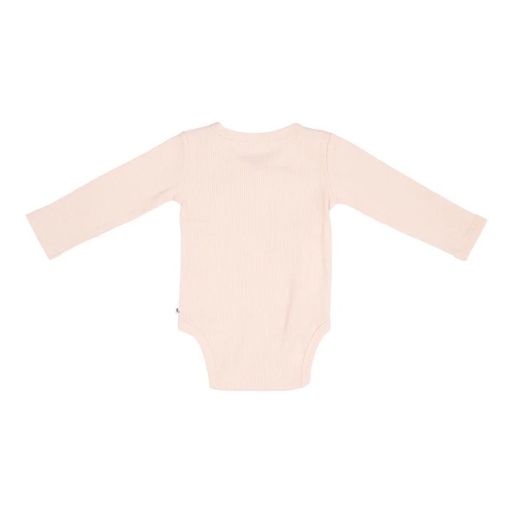 Боди-кимоно с длинным рукавом из органического хлопка — розовый — Little Dutch — 86/92