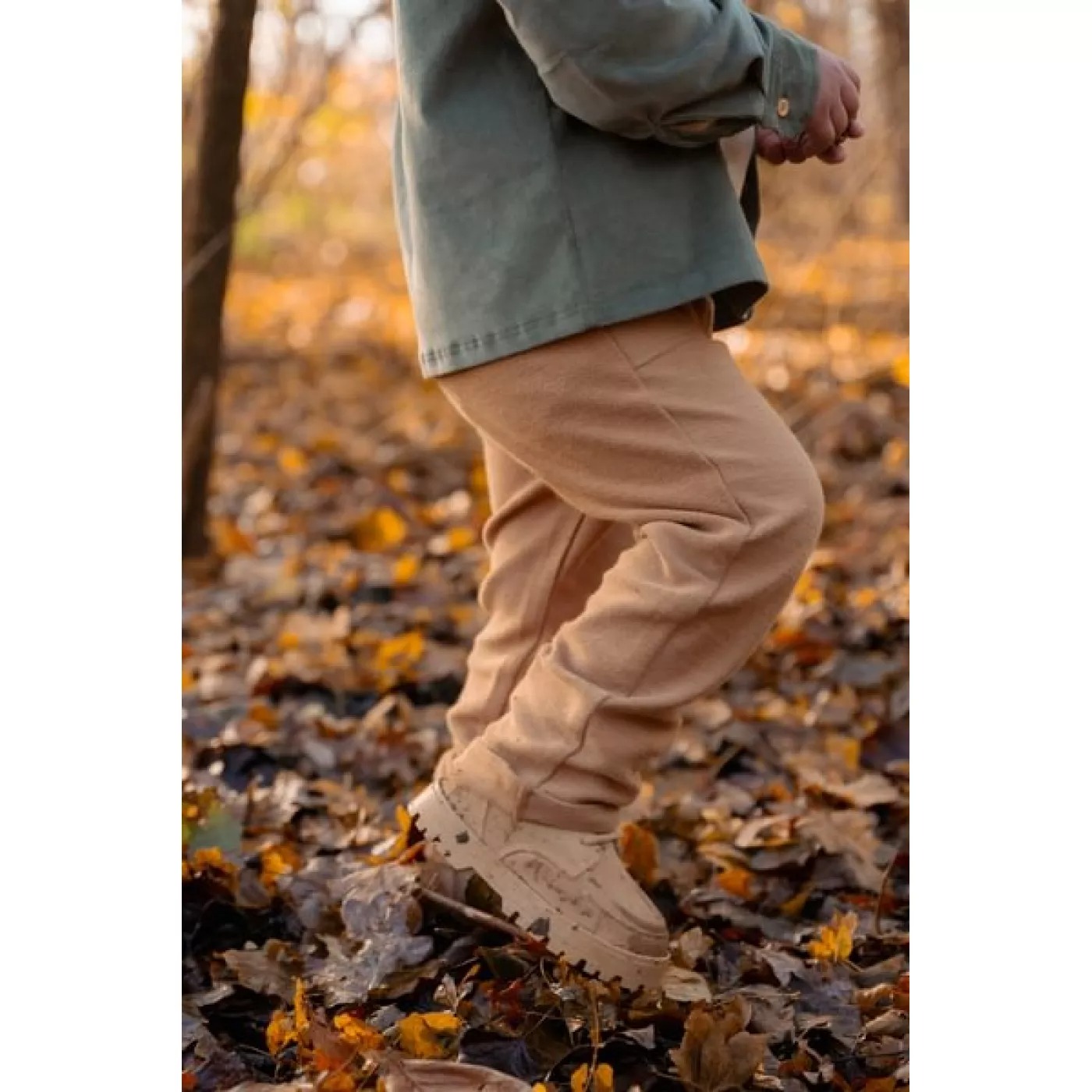 Брюки из органического хлопка – Brown – Forest Friends – Little Dutch – размер 86