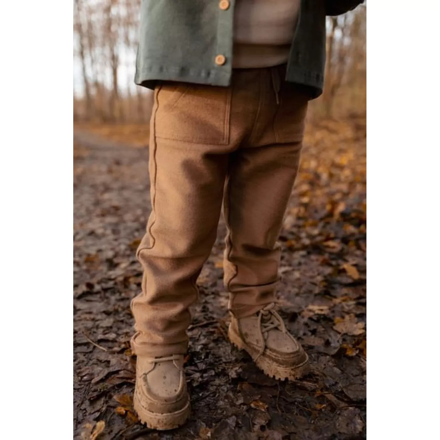 Брюки из органического хлопка – Brown – Forest Friends – Little Dutch – размер 86