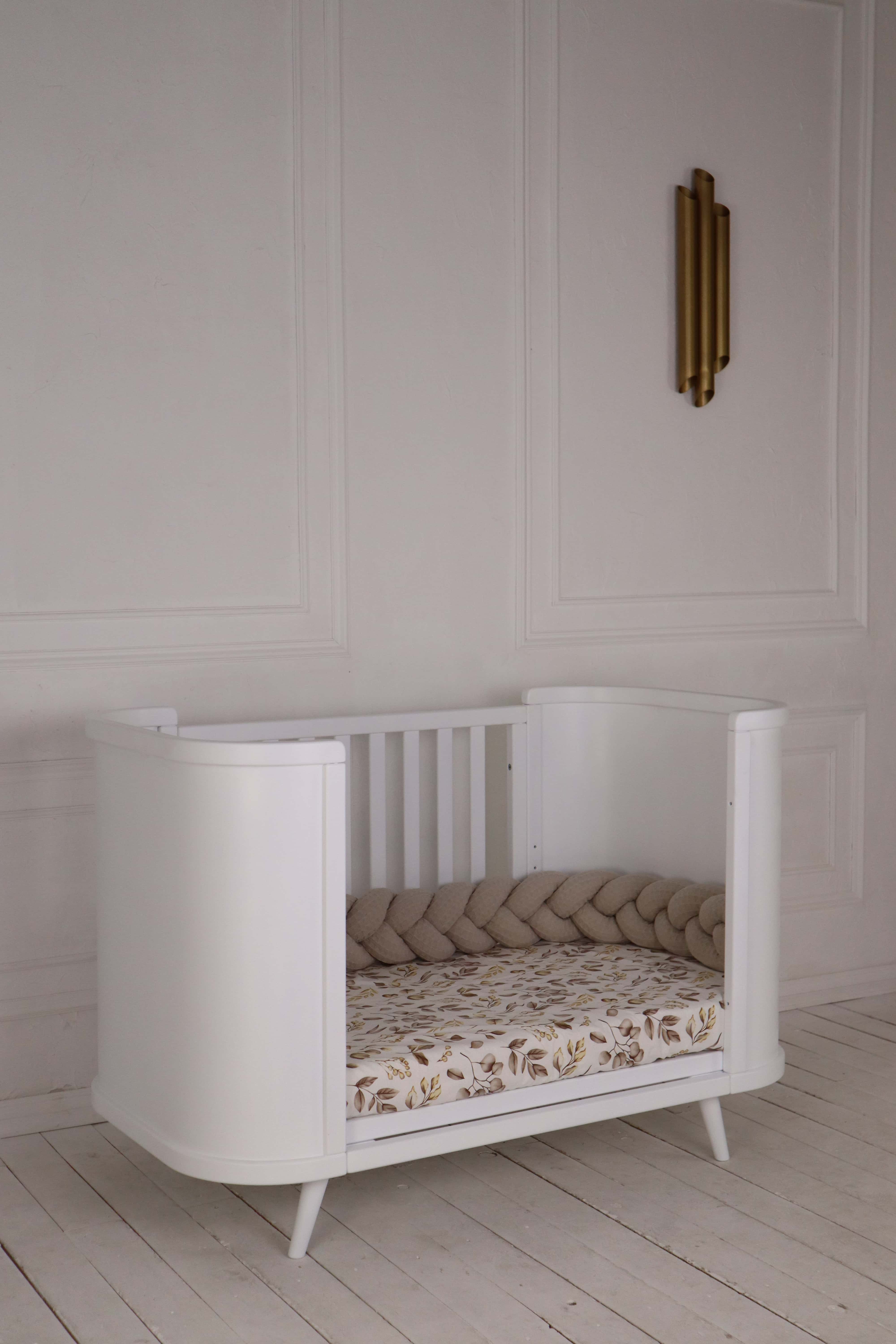 Patuc pentru copii Boho, slim, Alb 70x134cm IngVart