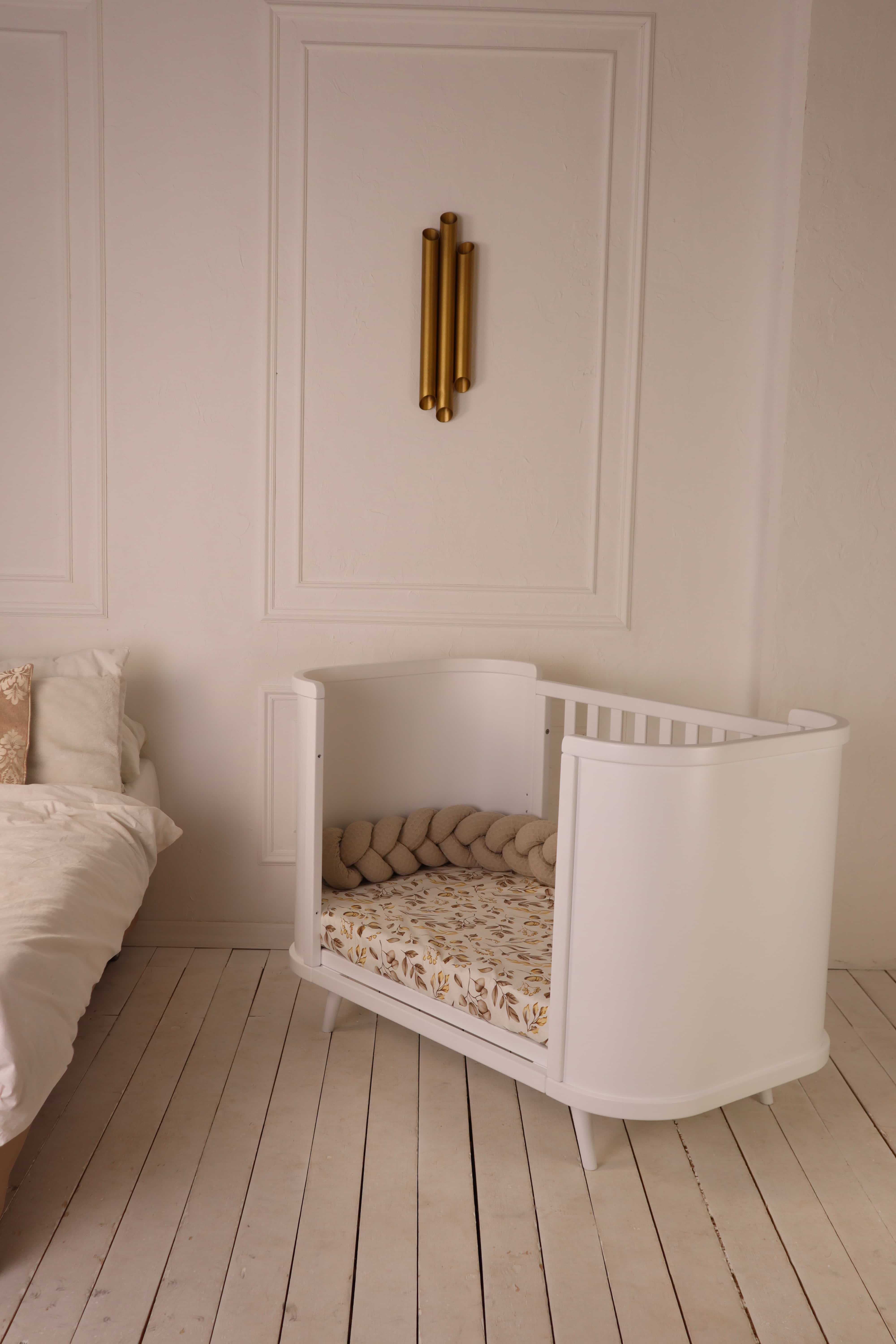 Patuc pentru copii Boho, slim, Alb 70x134cm IngVart