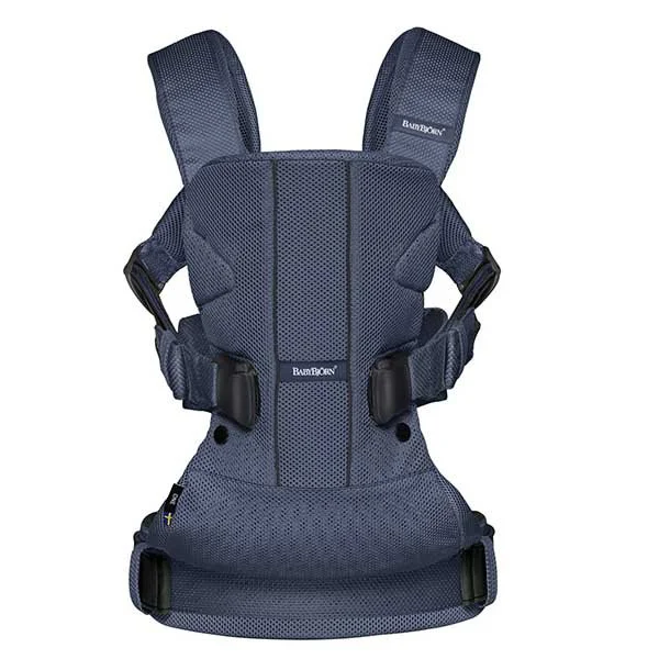 Marsupiu anatomic BabyBjorn One air Navy Blue 3D Mesh