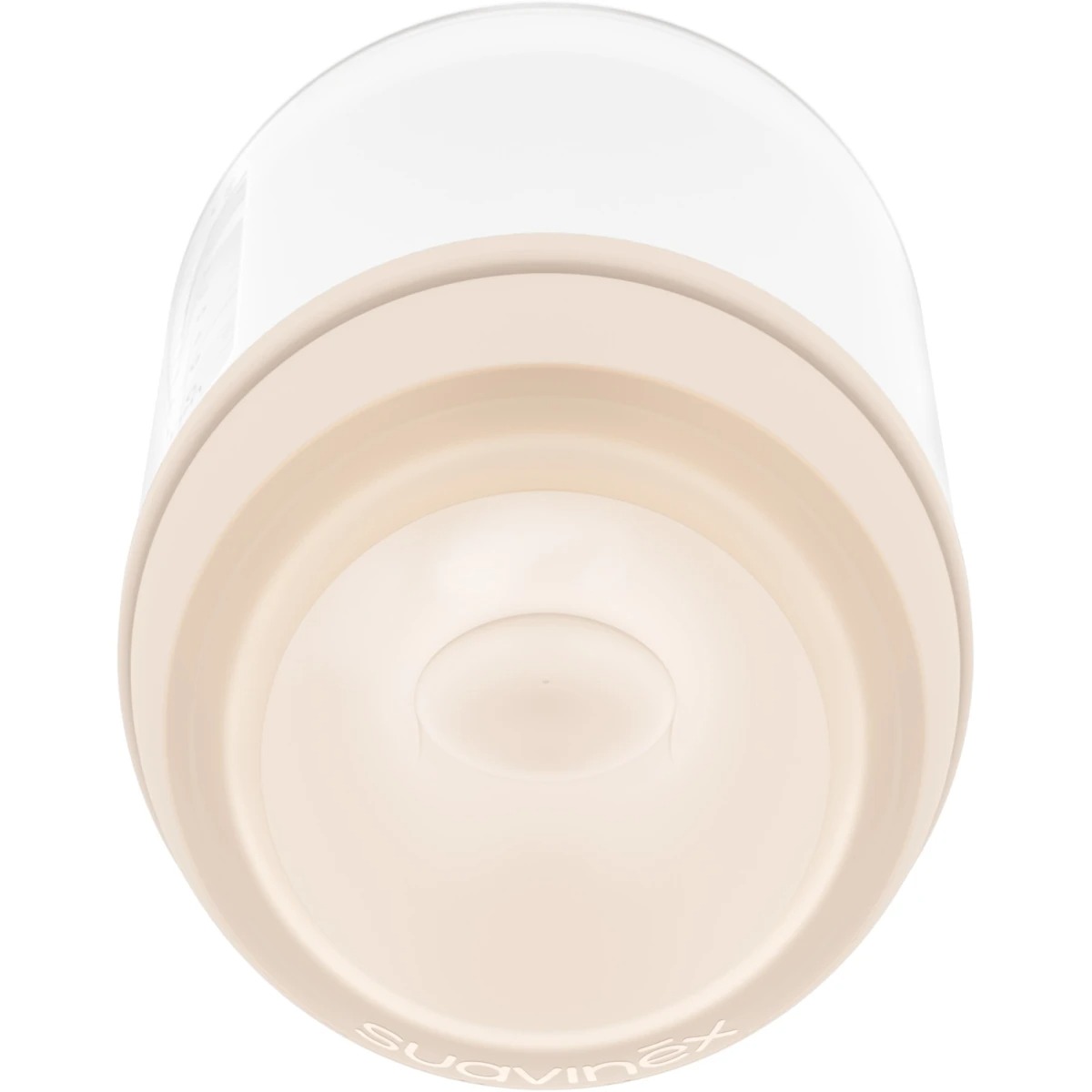 Set Biberon si Tetina Anticolici cu Rezerve Zero, Suavinex, 0+ Luni, Silicon, 180 ml, Transparent