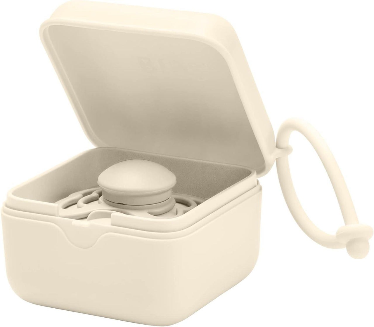 Bibs Cutie multifunctionala pentru depozitare suzete Ivory