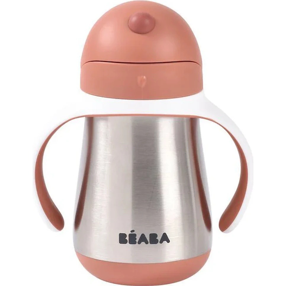 Beaba Cana cu pai din inox 250ml Terracotta B913587