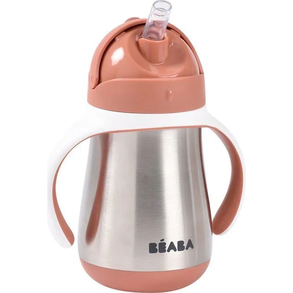Beaba Cana cu pai din inox 250ml Terracotta B913587