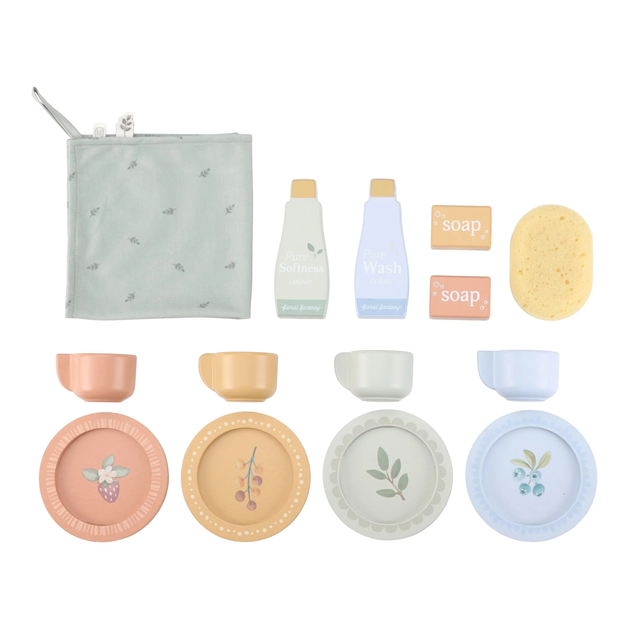 Masina de spalat din lemn cu ghiuveta - Little Dutch