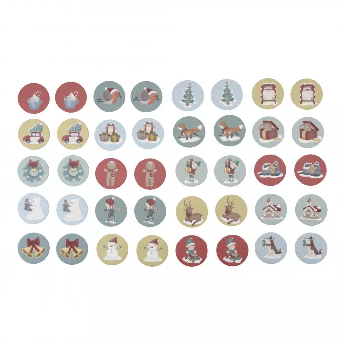 Игра на запоминание из FSC-картона – Специальное рождественское издание – Little Dutch