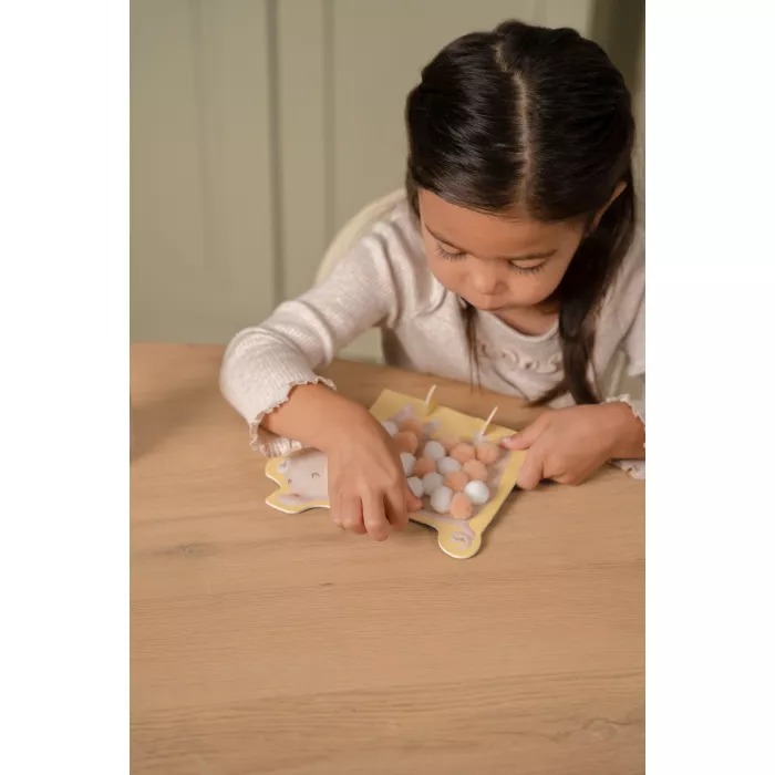 Joc creativ cu pompoane - Little Farm - Little Dutch