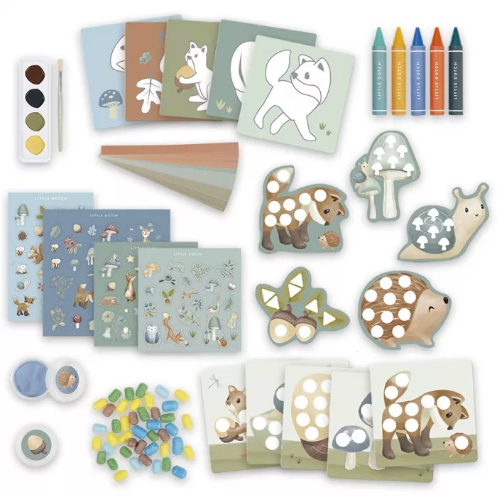 Cutie cu activitati creative - Forest Friends - Little Dutch