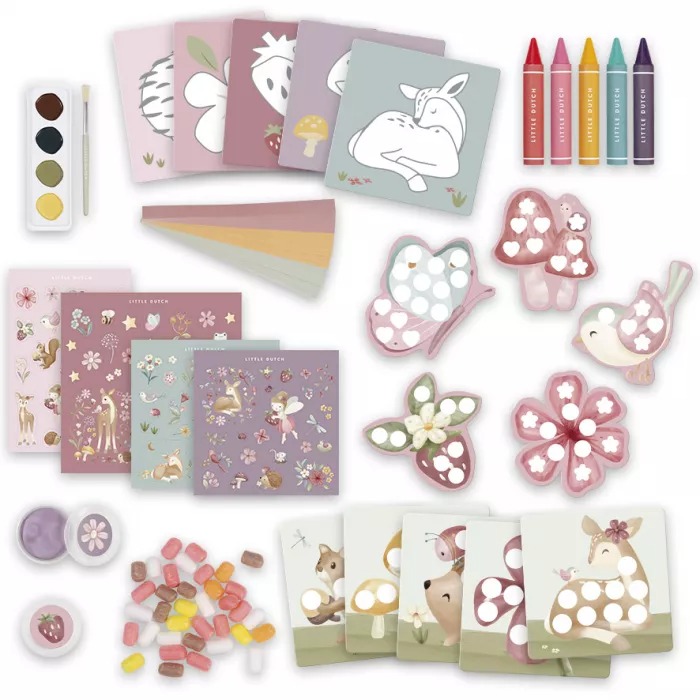 Cutie cu activitati creative - Fairy Garden - Little Dutch