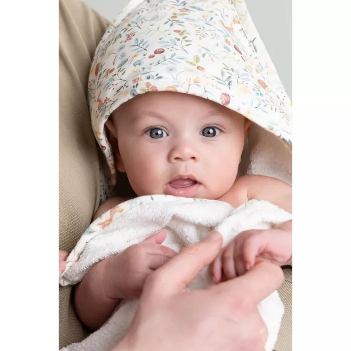 Prosop cu gluga - 100 x 100 cm - Forest Adventure - Little Dutch