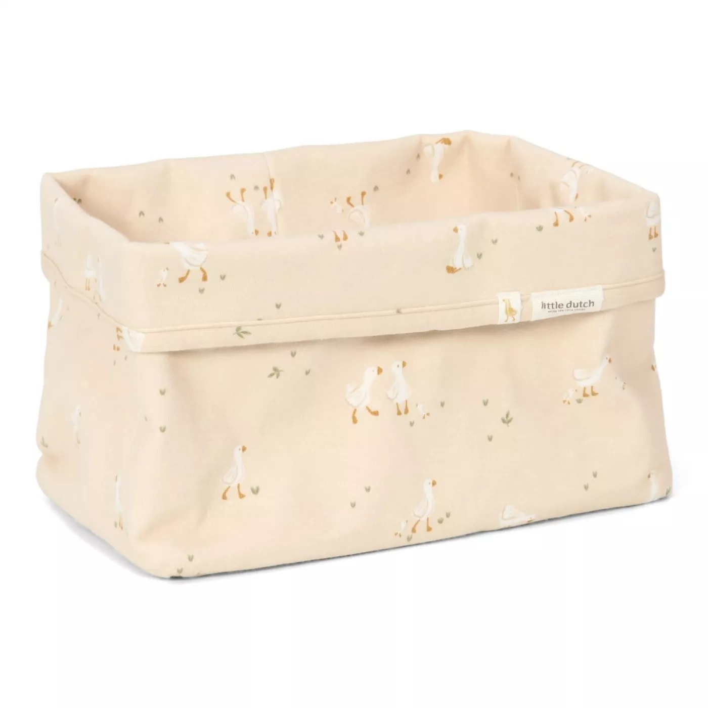 Cos de depozitare din bumbac organic - 25x15 cm - Little Goose - Little Dutch