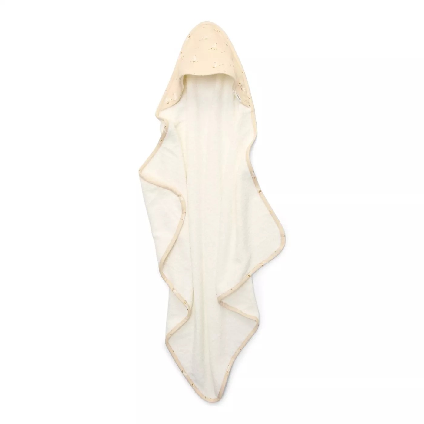 Полотенце с капюшоном из органического хлопка для малышей – 75 × 75 см – Little Goose – Little Dutch