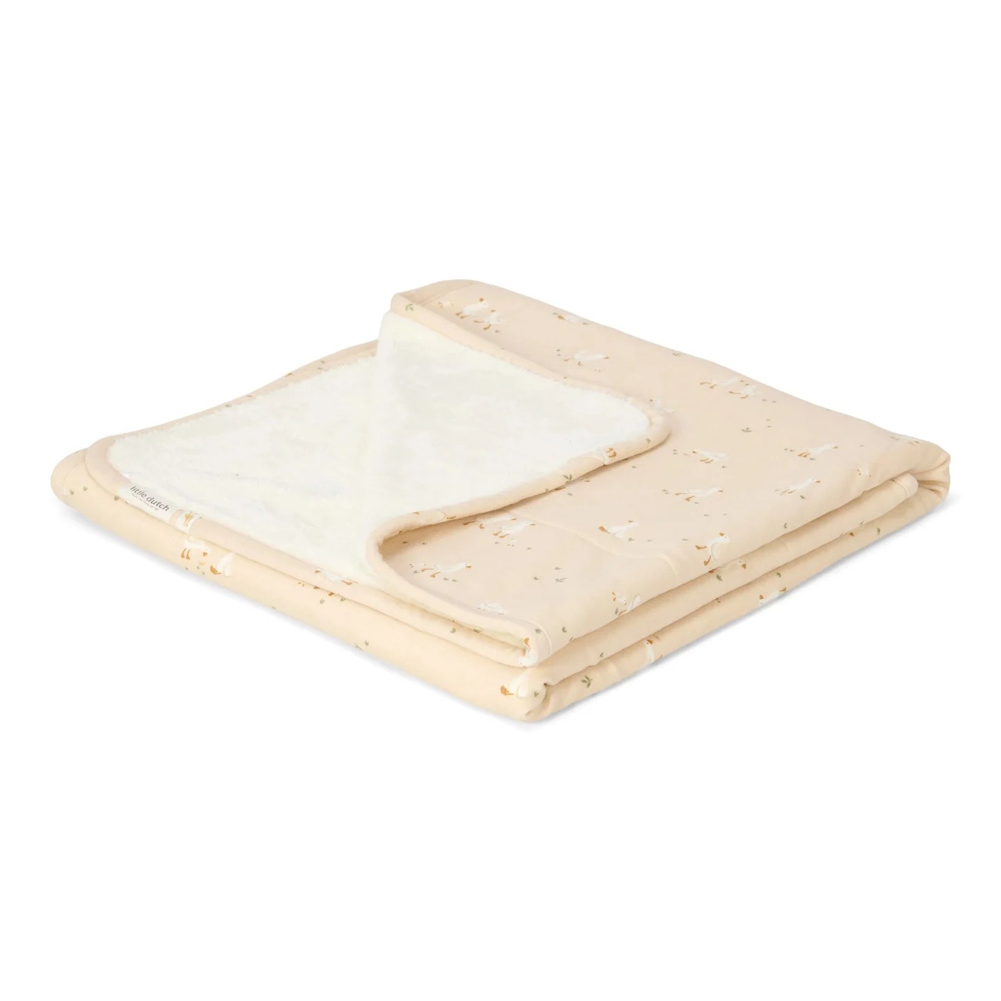 Patura dublata din bumbac organic - 70x100 cm - Little Goose - Little Dutch