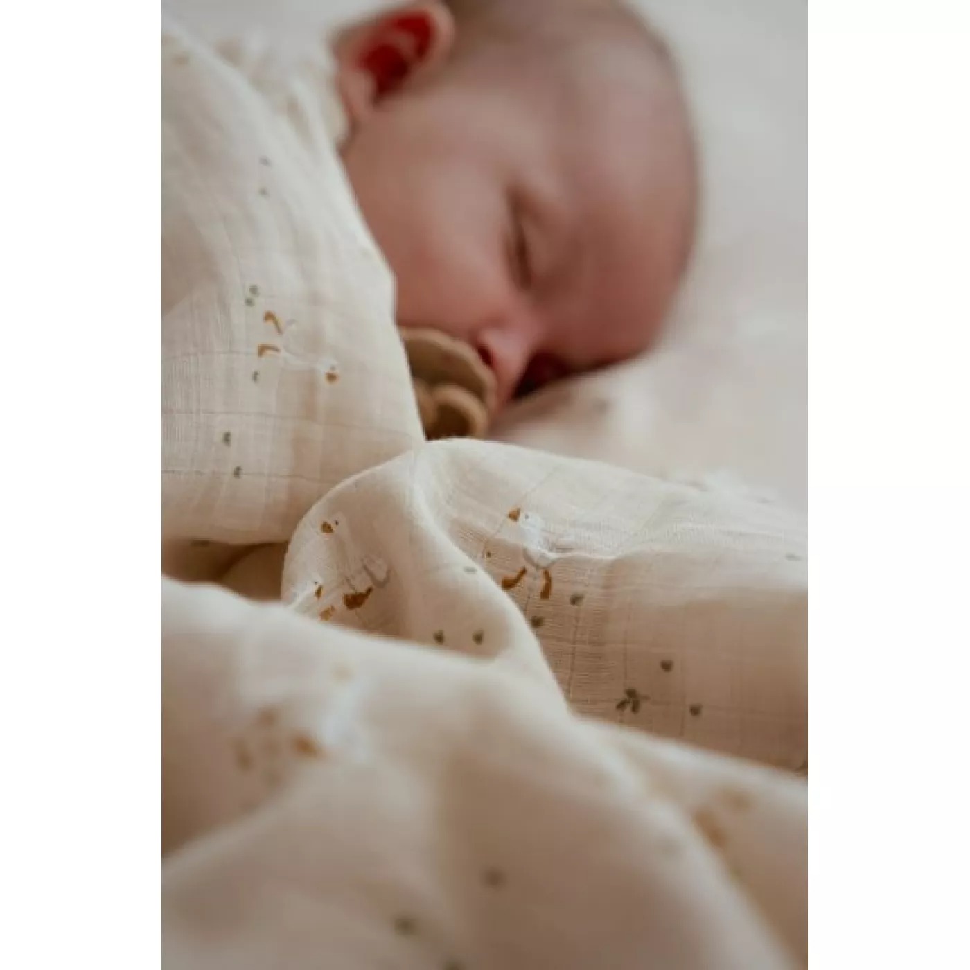 Muselina din bumbac organic - 120x120 cm - Little Goose - Little Dutch