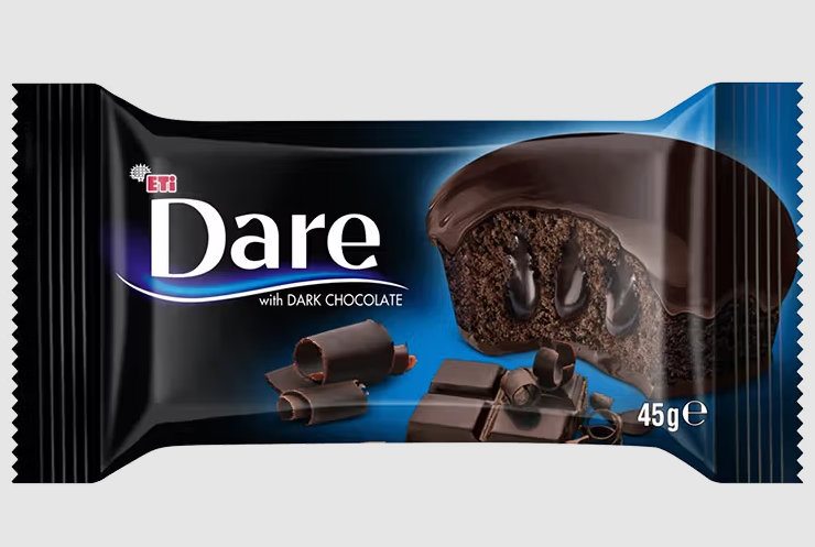 Dare Prajitura cu Ciocolata neagra si crema de cacao 45g