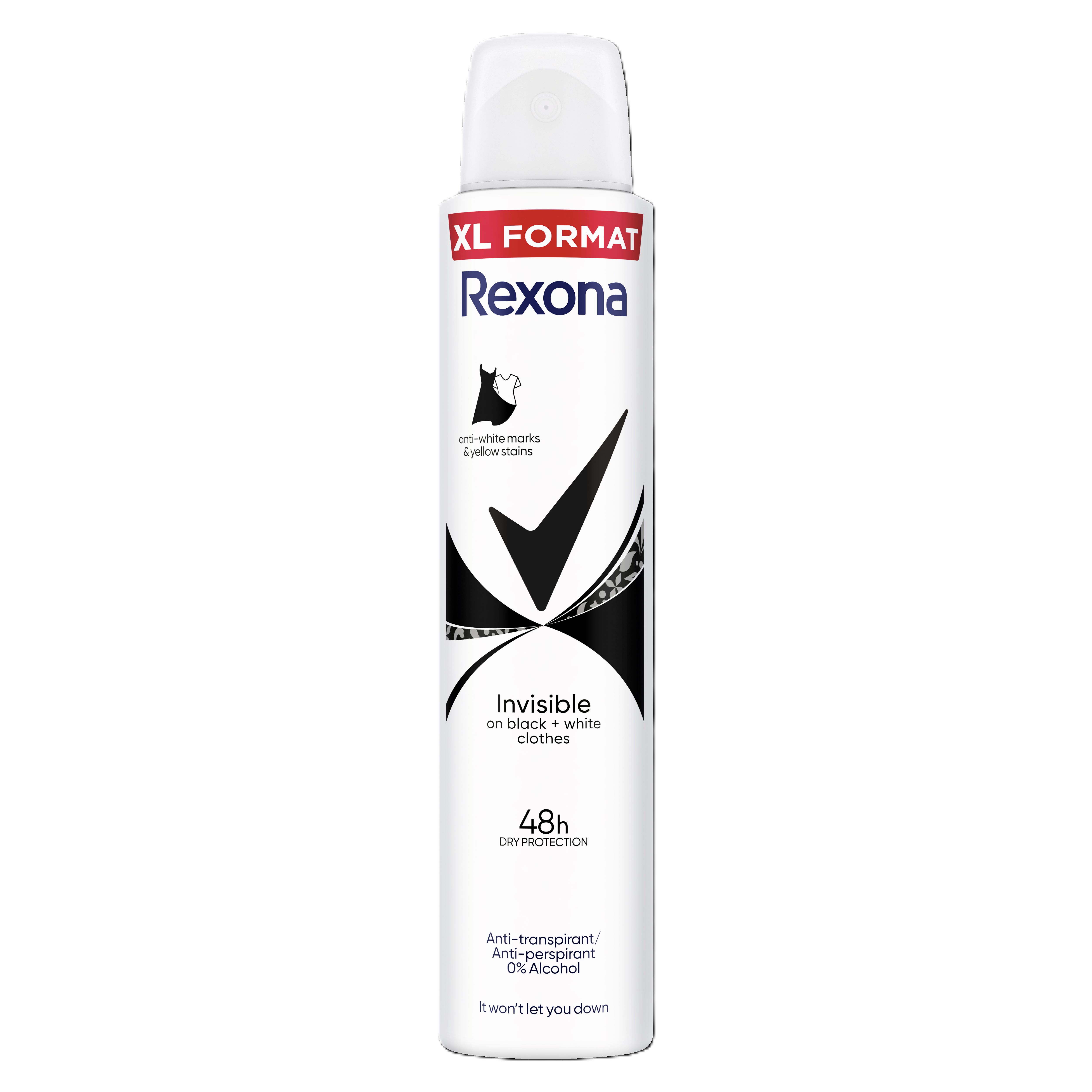 Antiperspirant spray Rexona W Spray Invisible On Black & White  200ml