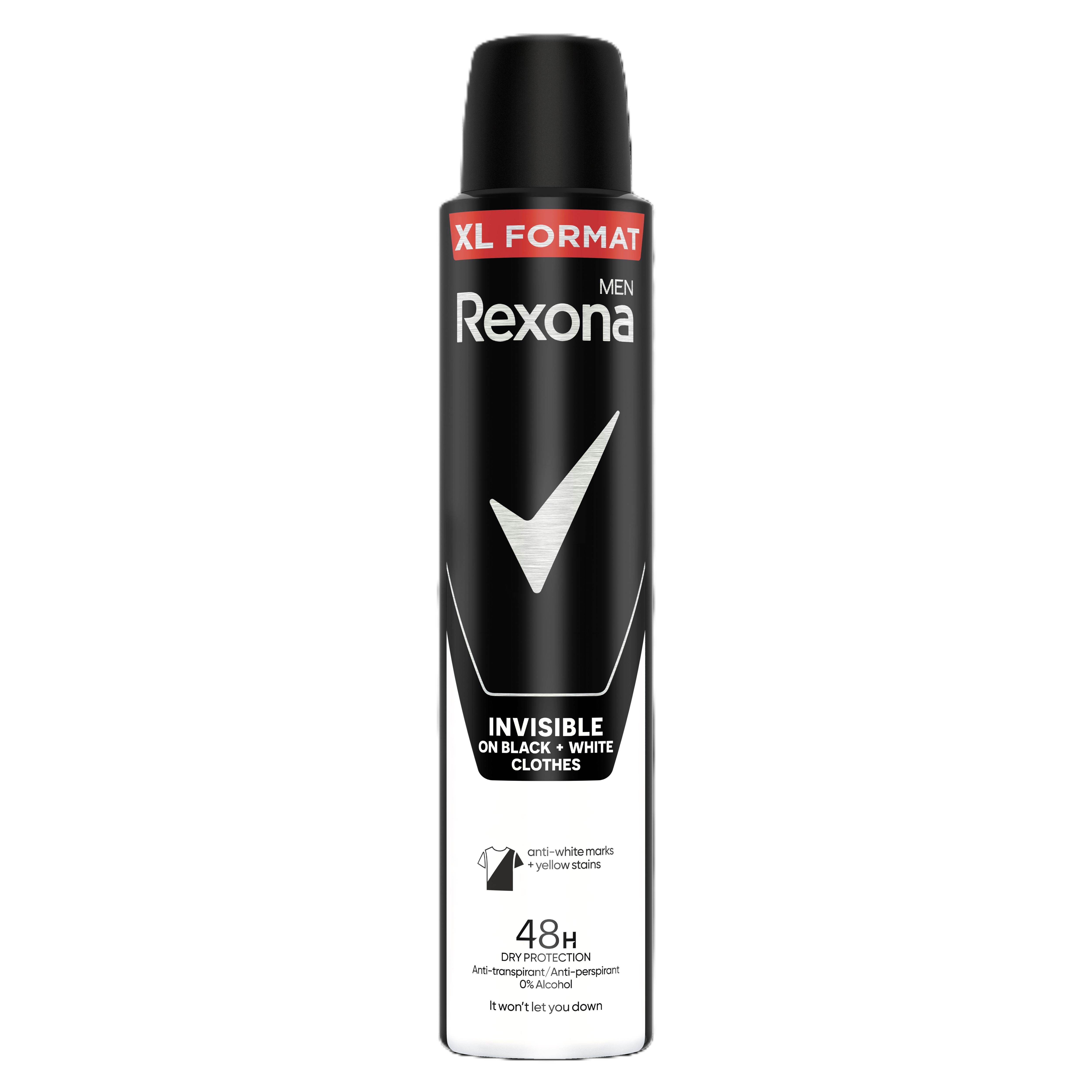 Antiperspirant spray Rexona Men Spray Invisible On Black&White  200ml