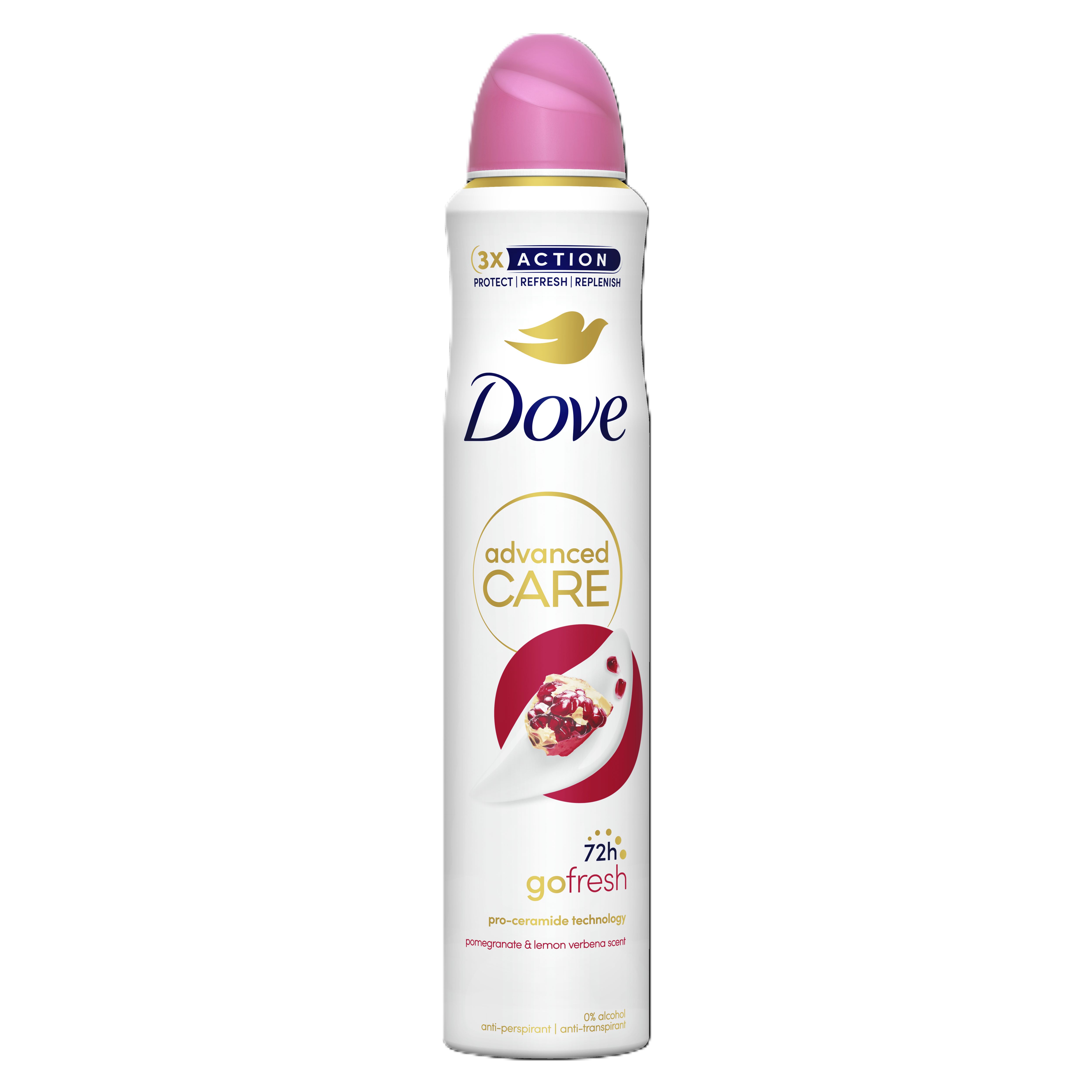 Antiperspirant spray Dove Advanced Care Spray Pomegranate&Lemon Verbena  200ml